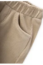 Corduroy Trousers, Ages 8-12, Beige