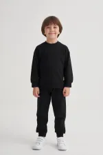 Basic Eşofman Takım 2-7 Yaş Siyah