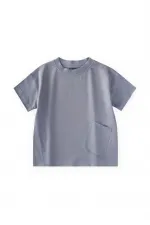 T-Shirt 1-8 Yaş Pastel Mavi