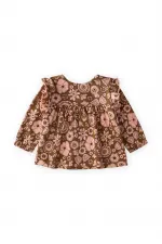 Gilet oversize à motifs, 1-5 ans, vert