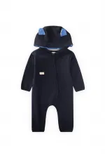 Salopette zippée 0-3 ans anthracite