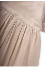 Robe à flammes 2-7 ans écru