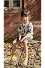 Ensemble de t-shirts imprimés cactus 2-8 ans écru