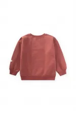 Horse Applique Sweatshirt, 1-6 Years Old, Dusty Rose