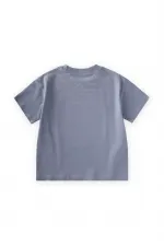 T-shirt à appliqué « Un jour à la fois », 2-10 ans, bleu pastel