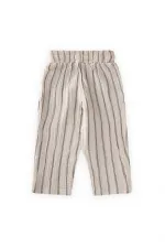 Müslin Pantolon 1-10 Yaş Çift Çizgili