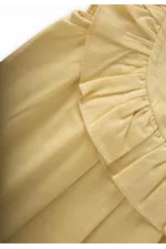 Robe à volants jaune 2-7 ans Robe à volants jaune 2-7 ans