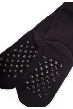 Tabanı ABS li Bambu Çocuk Çorabı Siyah