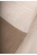 Ensemble saisonnier en mousseline de soie bohème bio ornée, 2-8 ans, naturel