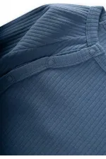 Corded Footed Set 0-9 Months Indigo Blue