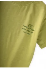 Slogan Printed T-Shirt, Ages 2-10, Lime Slogan Printed T-Shirt, Ages 2-10, Lime
