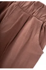 Kadife Boyfriend Pantolon 1-8 Yaş A.Kahve