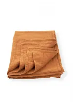 Müslin Bebek Çarşafı (Yıkanmıştır) 120X150cm +/ - 2 cm Kahve Müslin Bebek Çarşafı (Yıkanmıştır) 120X150cm +/ - 2 cm Kahve