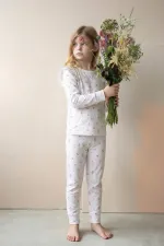 Ensemble pyjama pour enfants de 1 à 5 ans - Motif floral frais
