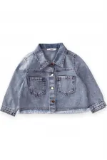 Kot Ceket 2-7 Yaş Mavi