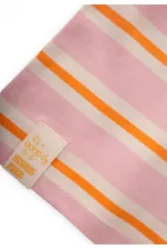 Striped Girl T-Shirt 2-10 Years Old Pink Orange Striped