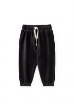Corduroy Jogger Pants 1-10 Years Black
