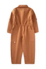 Gabardin Tulum 2-7 Yaş Taba