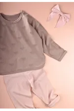 Long Sleeve T-Shirt Set 1-7 Years Mink