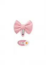 Kurdele Ve Örmeli Toka Pembe