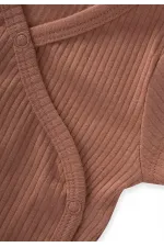 Double Breasted Corduroy Bodysuit 0-6 Months Brown