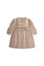 Elbise 4-12 Yaş Ekru