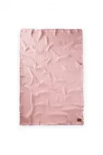 Müslin Dört Kat Yatak Örtüsü 200X220 Cm Pudra Pembe