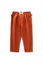 Fırfırlı Eşofman 1-5 Yaş Kiremit