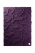 Selanik Knitted Blanket 80X100 (+/- 5 Cm) Purple