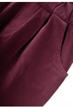 Kadife Boyfriend Pantolon 1-8 Yaş Mürdüm