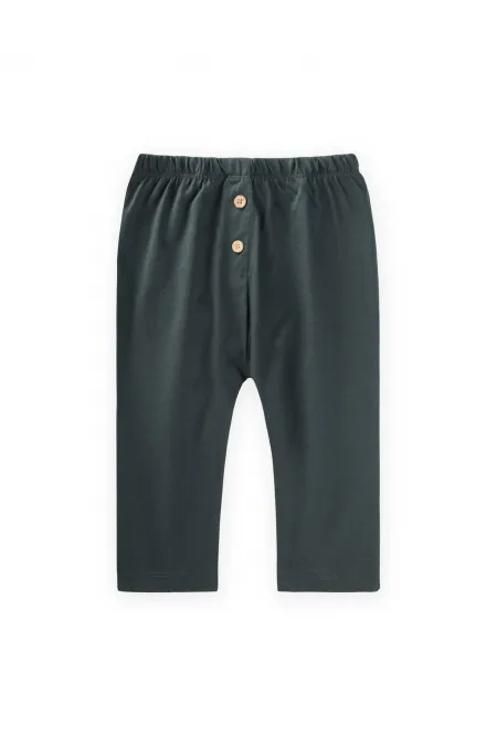 Ensemble de survêtement bébé à carreaux imitation kaki/vert, 0-3 ans