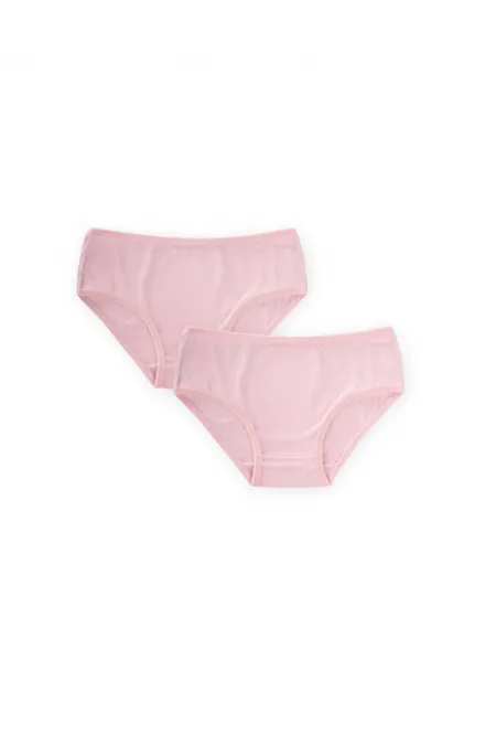 Double-sided Piping Slip Panties, Ages 2-9, Pink
