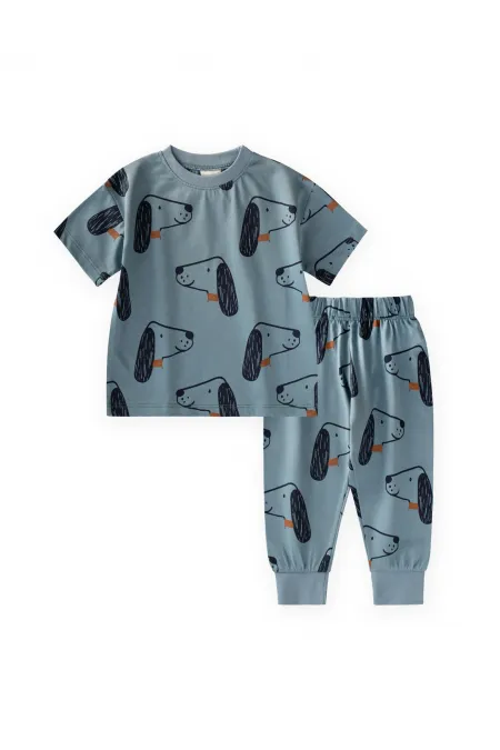 Pijama Takımı 1-8 Yaş Mavi