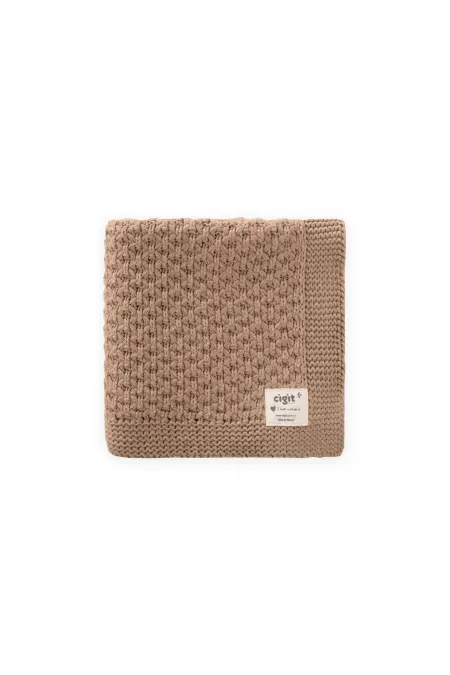 Piti Piti Knitted Blanket 80x100 cm Mink