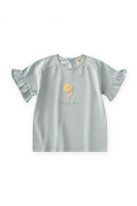Appliquéd T-Shirt, Ages 2-8, Mint Green