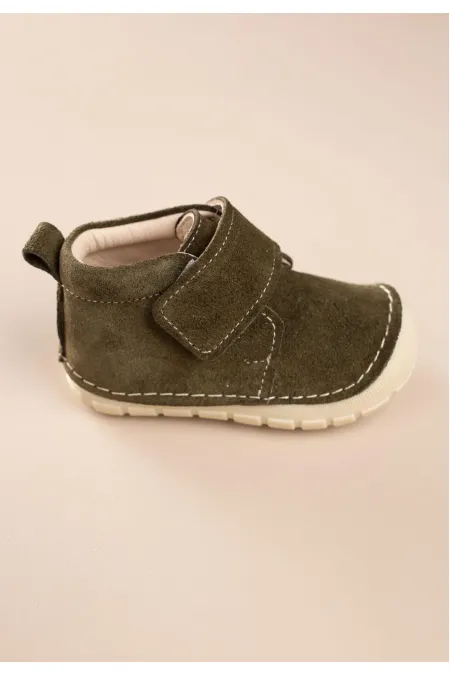 Chaussures Premiers Pas Bébé Vert Kaki