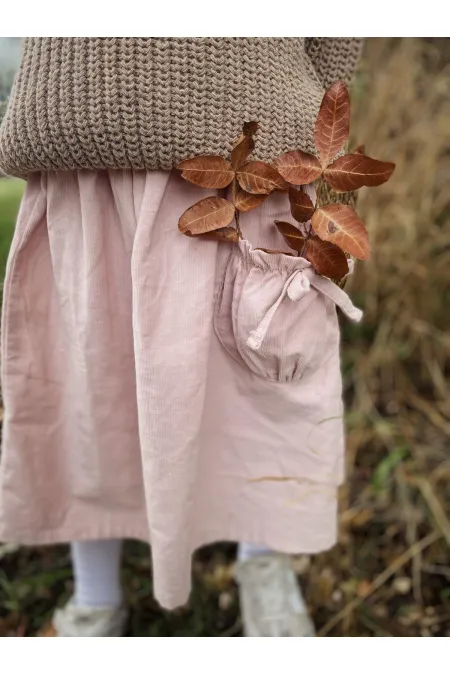 Etek 4-12 Yaş Pudra Pembe