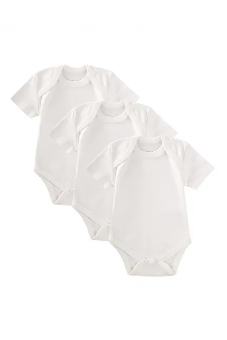 Üçlü Zıbın 0-3 Yaş Beyaz