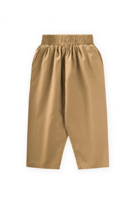 Pantalon boyfriend, 1 à 7 ans, camel