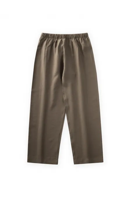 Seasonal Modal Trousers 8-12 Years Khaki Green Seasonal Modal Trousers 8-12 Years Khaki Green