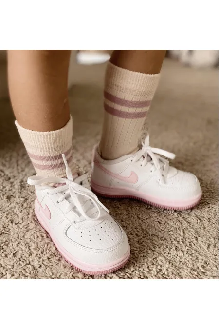 Çemberli Soket Çorap 2-9 Yaş Gül Kurusu