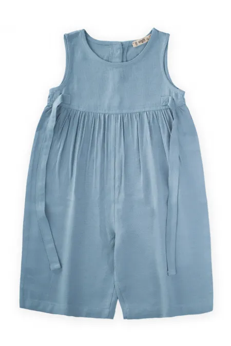 Kolsuz Bağcıklı Tulum 2-7 Yaş Mavi