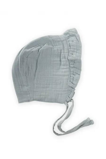 Chapeau bébé musulman à volants et à nouer, 0-2 ans, vert menthe