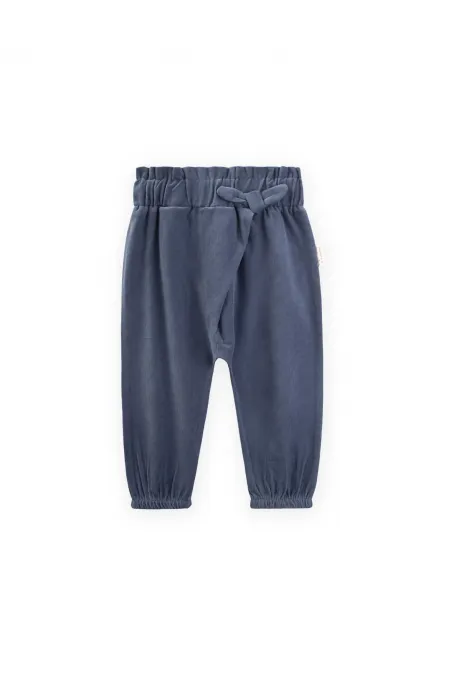 Pantalon Shalwar pour bébé 0-3 ans Bleu marine