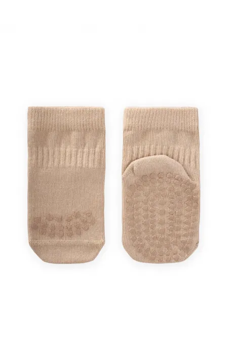 Emekleme Ve Kaymaz Çorap 6-24 Ay Kum