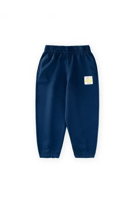 Ensemble de jogging pour enfants de 2 à 10 ans, bleu indigo