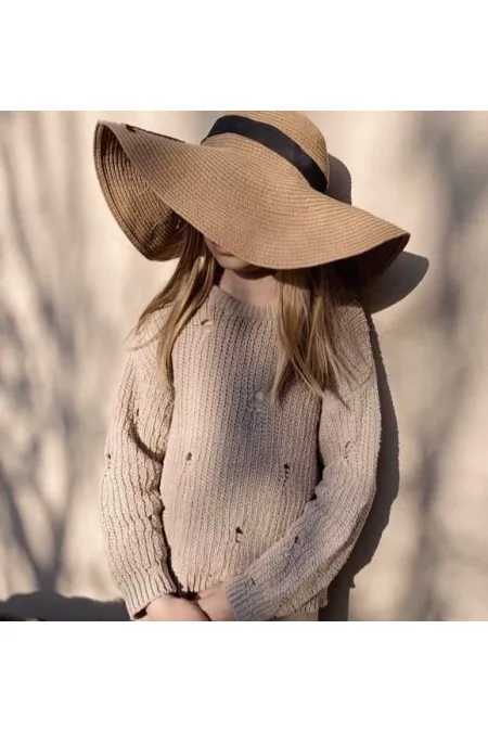 Selanik Triko Kazak 2-8 Yaş Bej