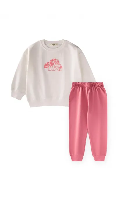 Mushroom Print Set, Ages 2-7, Pomegranate Blossom