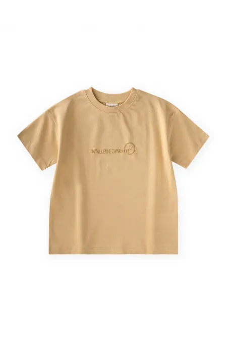 Slogan Baskılı T-Shirt 2-10 Yaş Sundres