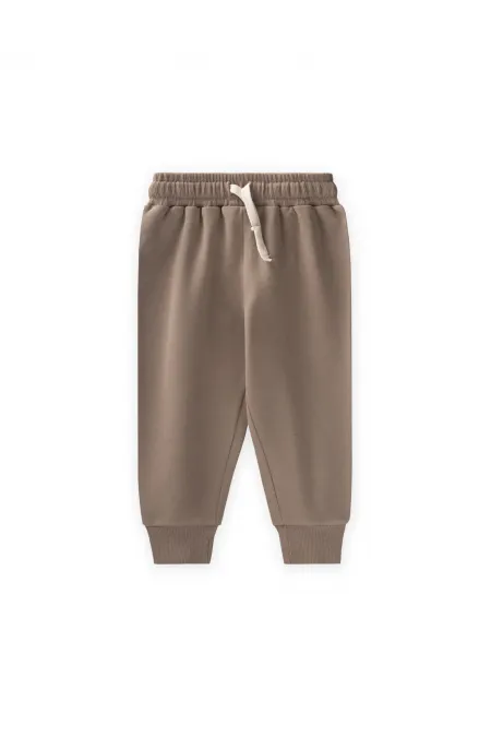 Survêtement basique pour enfants de 1 à 5 ans, couleur moutarde